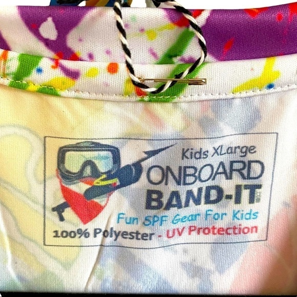 Kids UV Protection SPF 40 Swim Shirt Rashguard‎ Long sleeve loose fit NWT Sz XL - Picture 5 of 6